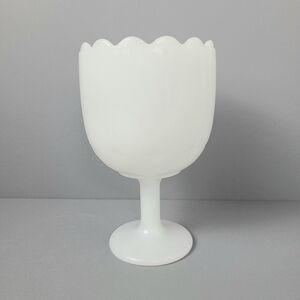 Vintage Milk Glass Goblet